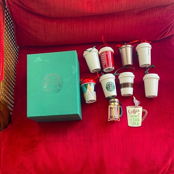 Starbucks Festive Coffee Cup Ornament Collection - Picture 5 of 5